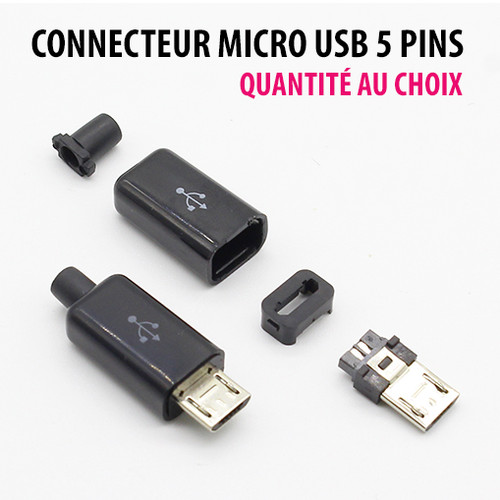 Connecteur micro usb mâle - micro,