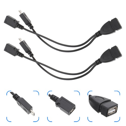 2pcs micro usb convertitore - usb,
