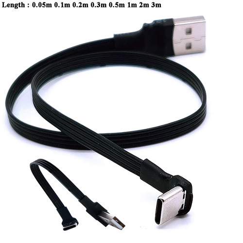 Flat type usb maschio - flat, type-c